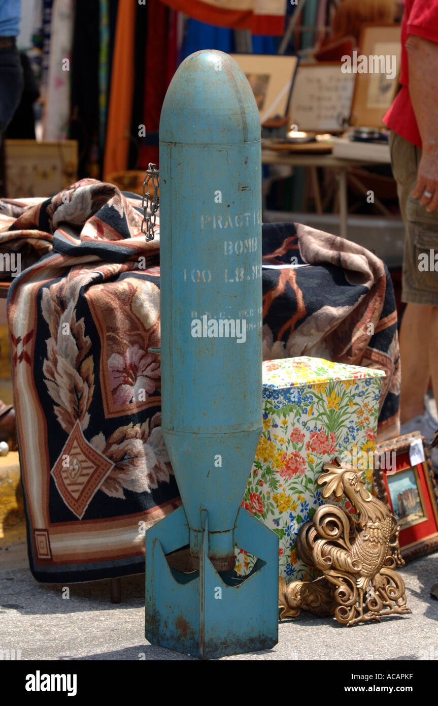 Dummy bomb for sale Lincoln Road Antique Market Miami South Beach area