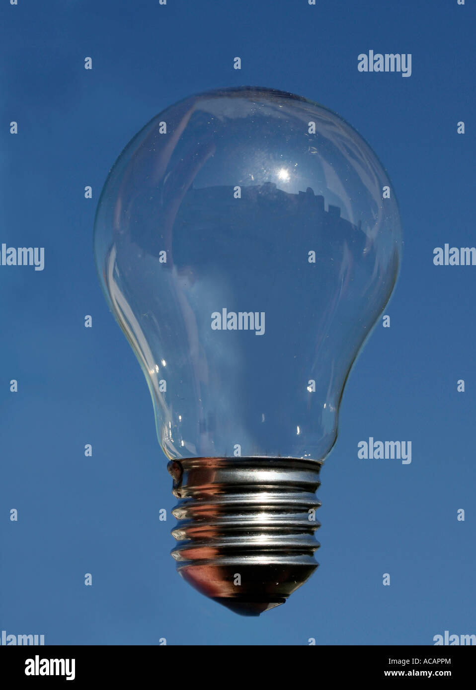 Empty electric bulb Stock Photo Alamy