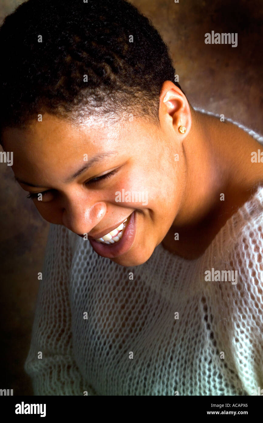 Young African American  Woman Stock Photo