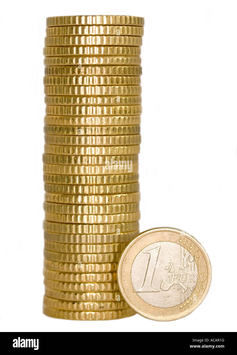 Euro coins Stock Photo