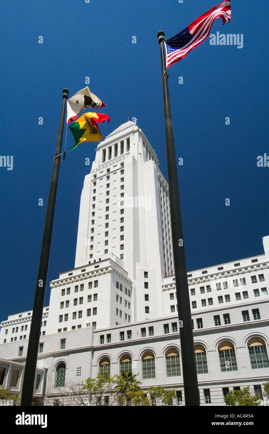 City Hall Los Angeles California USA Stock Photo Alamy
