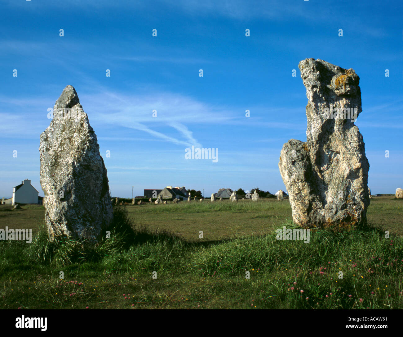 Alignements de Lagatjar at dawn, Camaret sur Mer, Presqu'ile de Crozon — free download