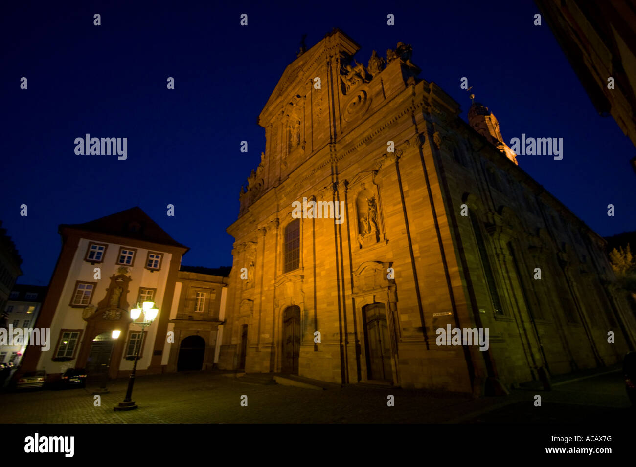 Jesuit church Heidelberg, Germany Stock Photo - Alamy