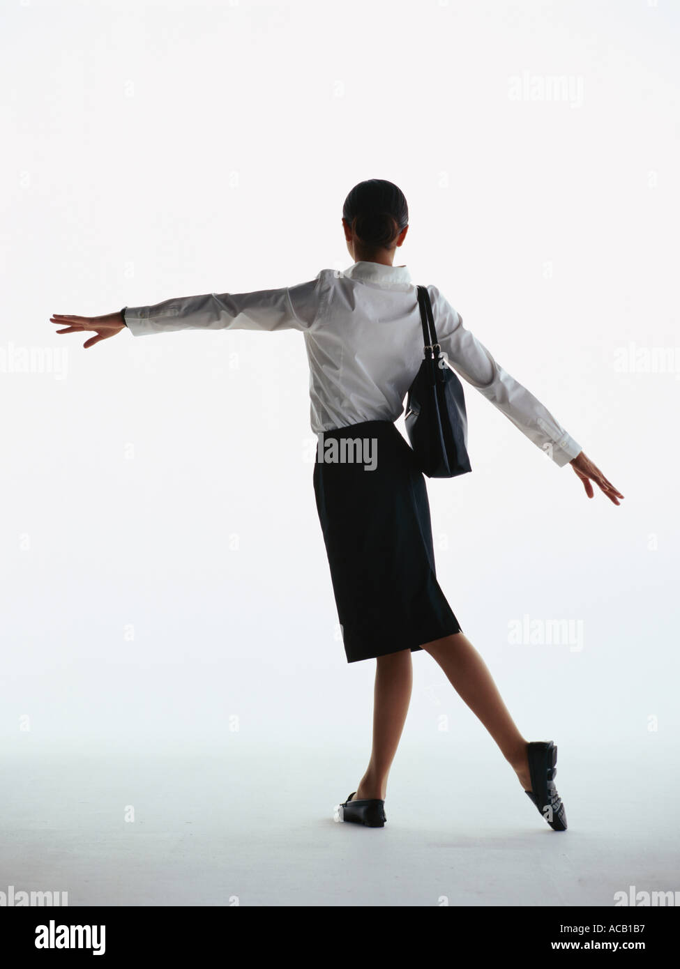 Energetic Business Jump Stock Photo Alamy