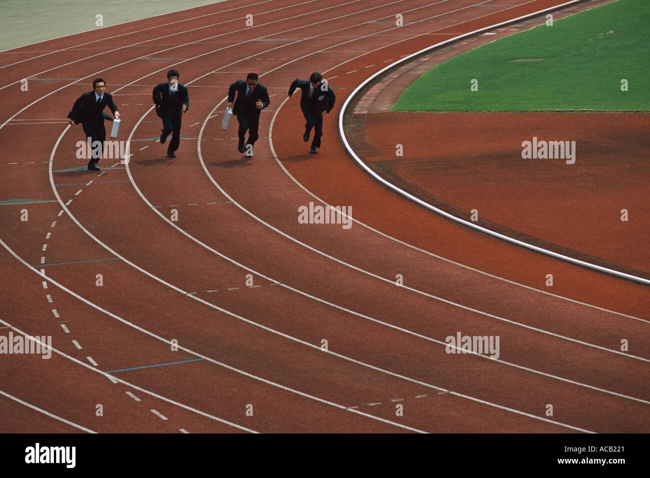 Energetic Business Run Stock Photo - Alamy