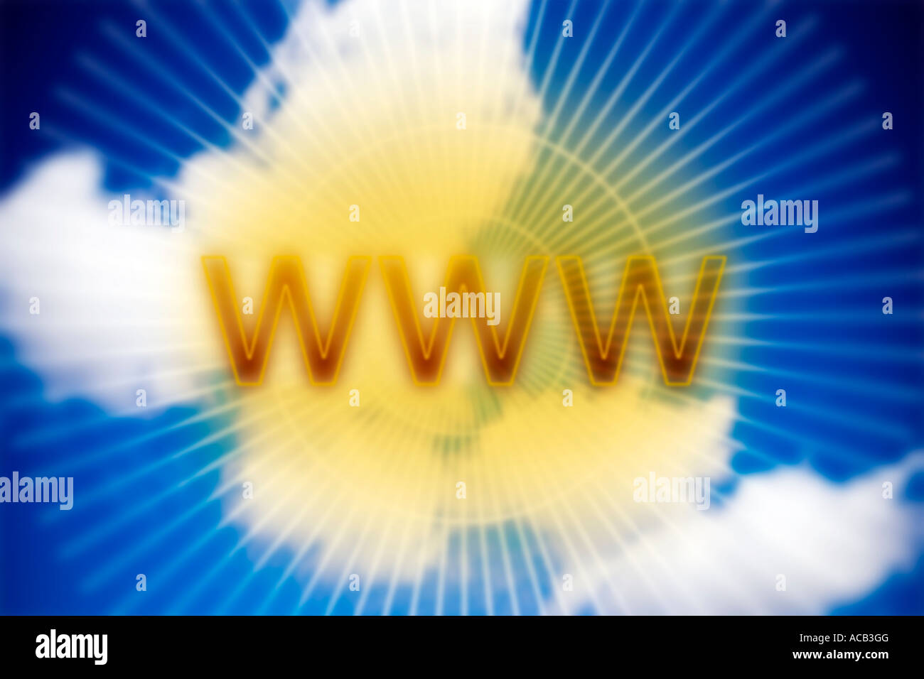 Internet illustration: world wide web Stock Photo