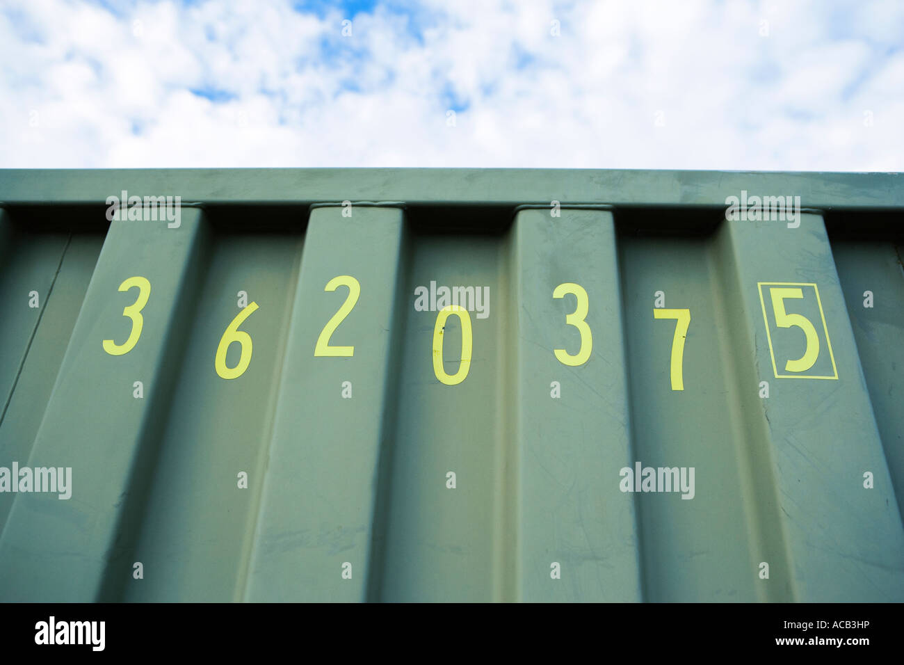 Shipping container Stock Photo