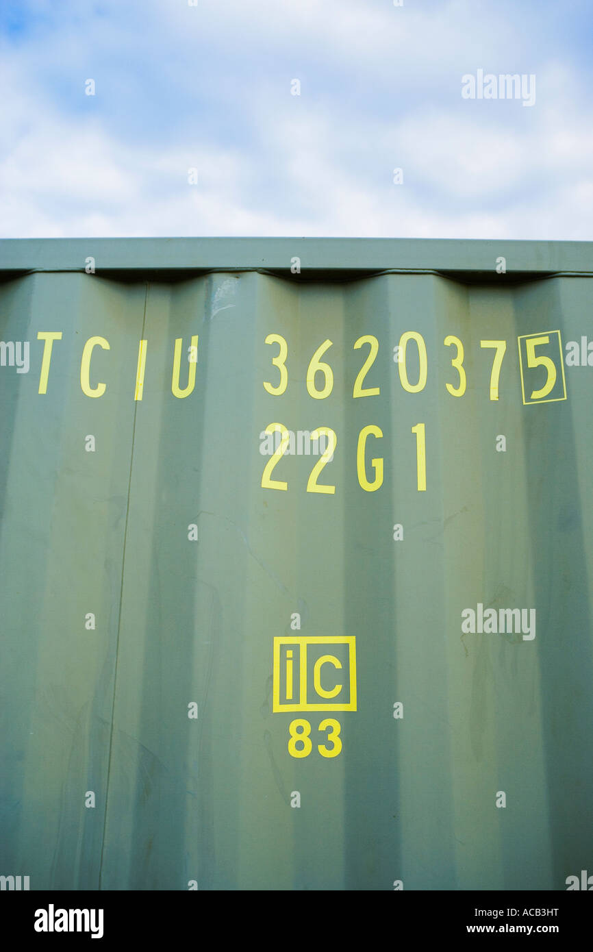 Shipping container Stock Photo