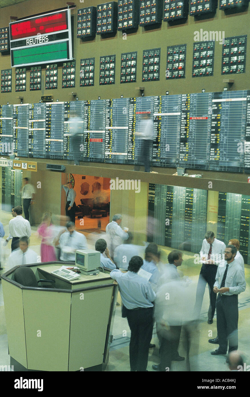Inside the Johannesburg Stock Exchange Diagonal Street South Africa