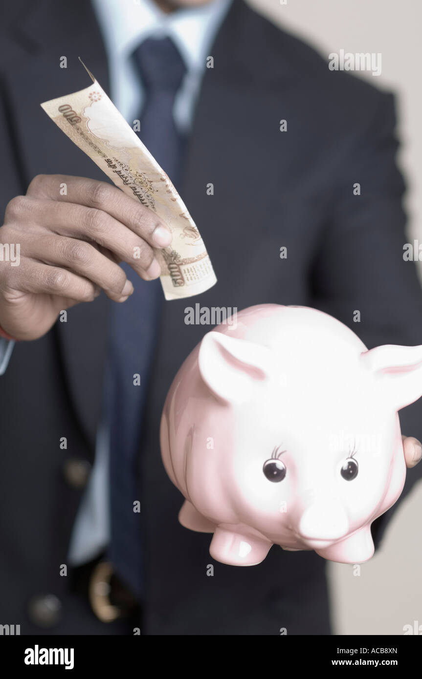 4 section piggy bank