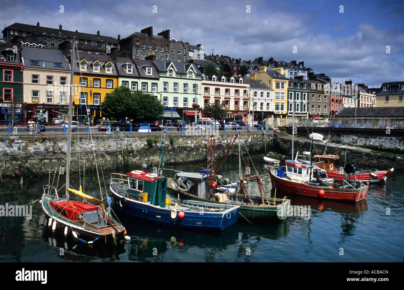 The harbour at Cobb, Co Cork, Republic of Ireland Stock Photo