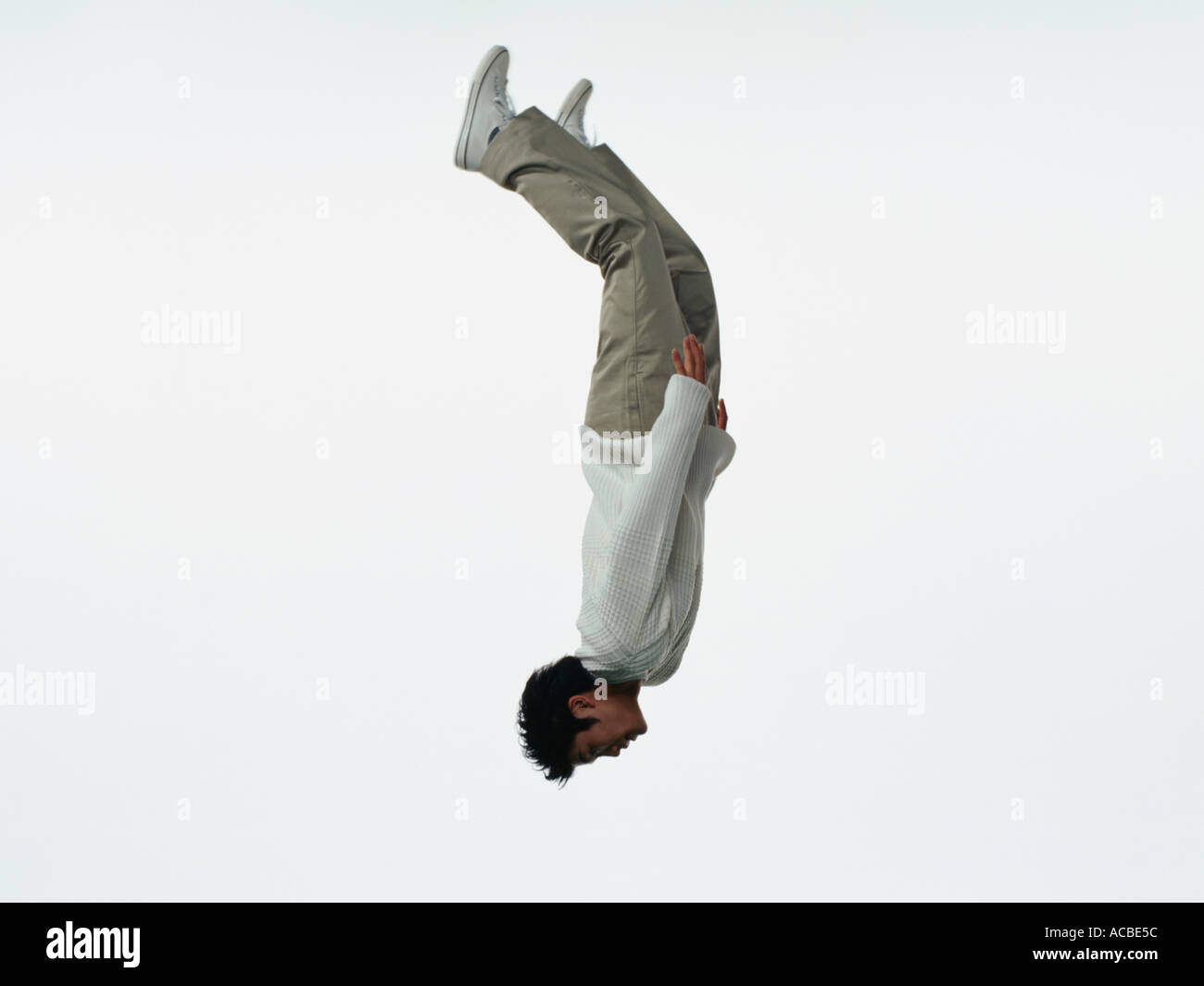 Energetic People Jumping Casual Stock Photo - Alamy