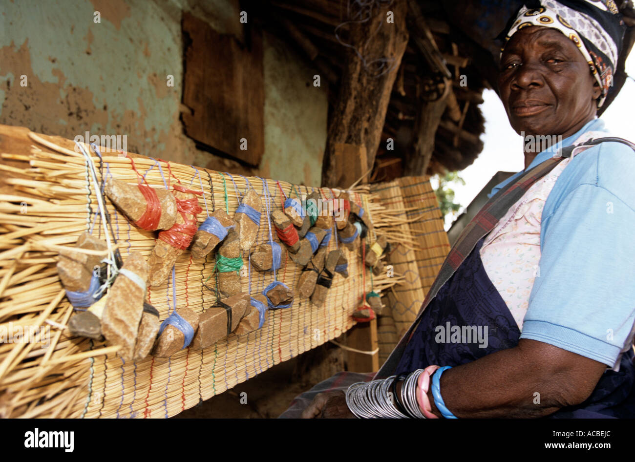 Weaver working, Venda, South Africa Stock Photo Alamy