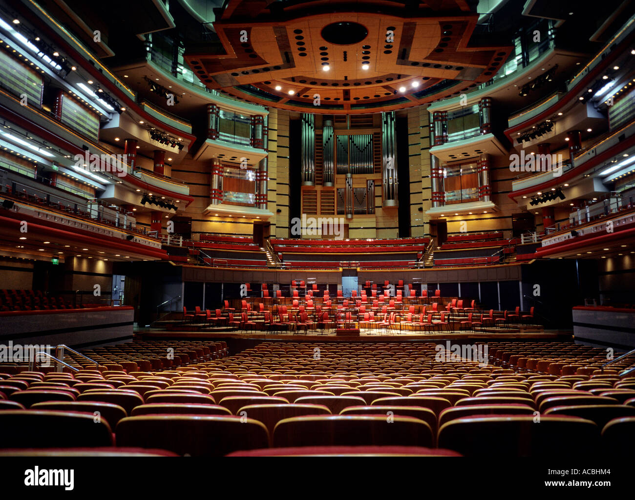 symphony hall at convention center city of birmingham england great britain editorial use only Stock Photo