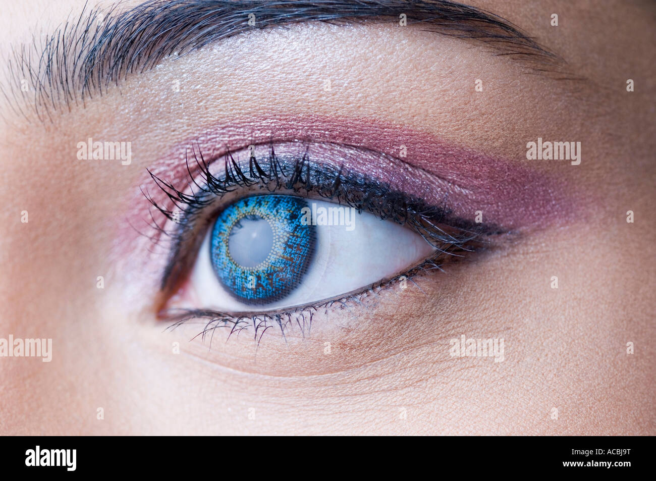 Close-up of a woman's eye Stock Photo