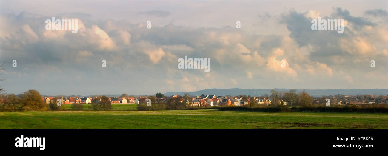 New Housing at Gillingham in Dorset, England Stock Photo Alamy