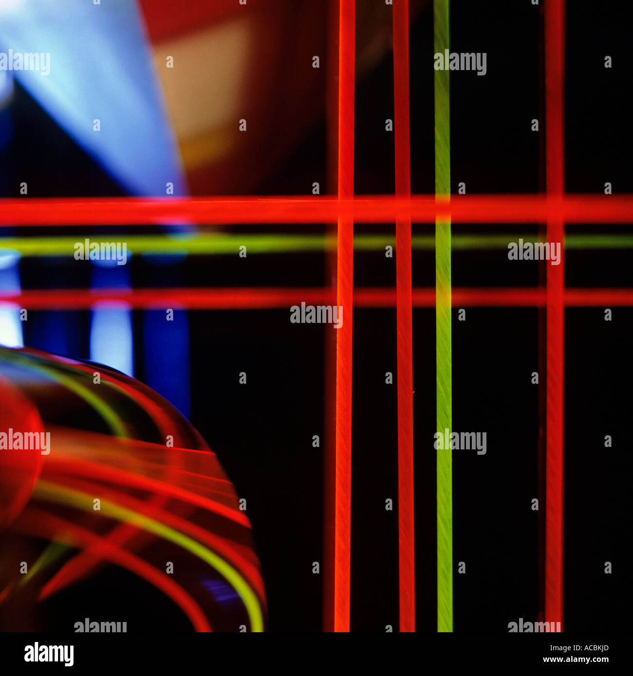 illuminated plastic bars Stock Photo Alamy