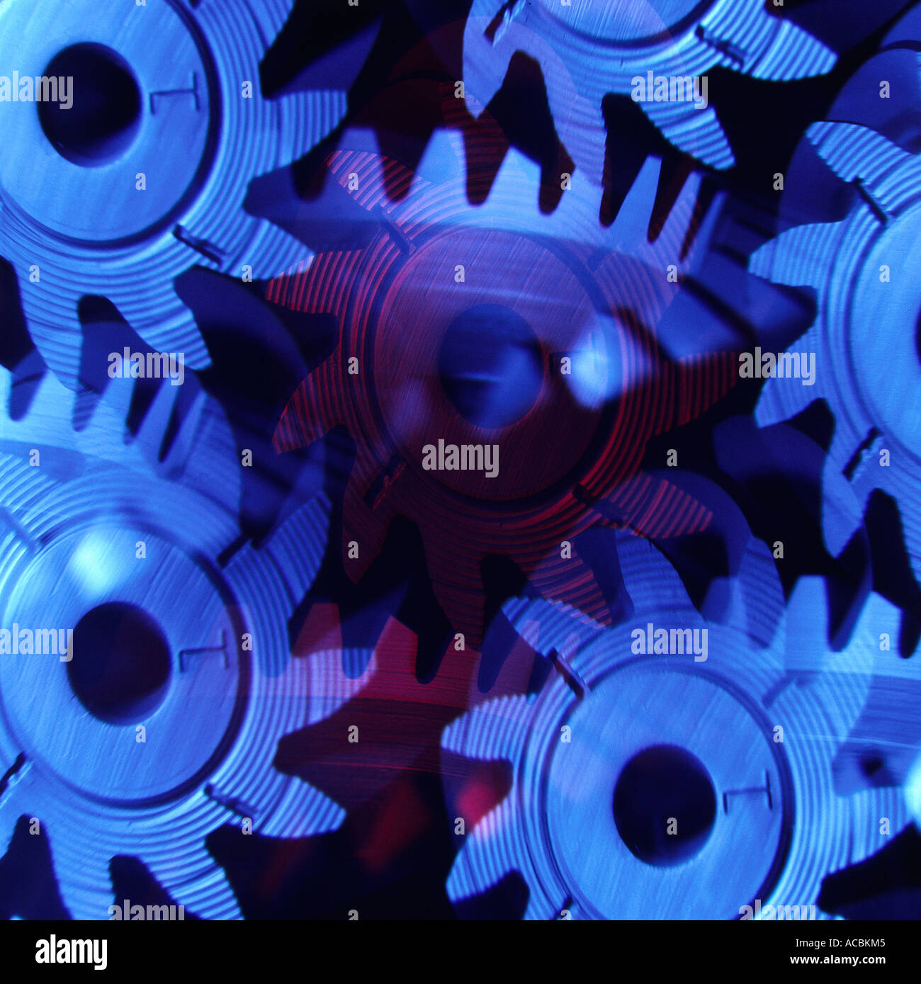 Cogs And Gears, Artwork Stock Photo