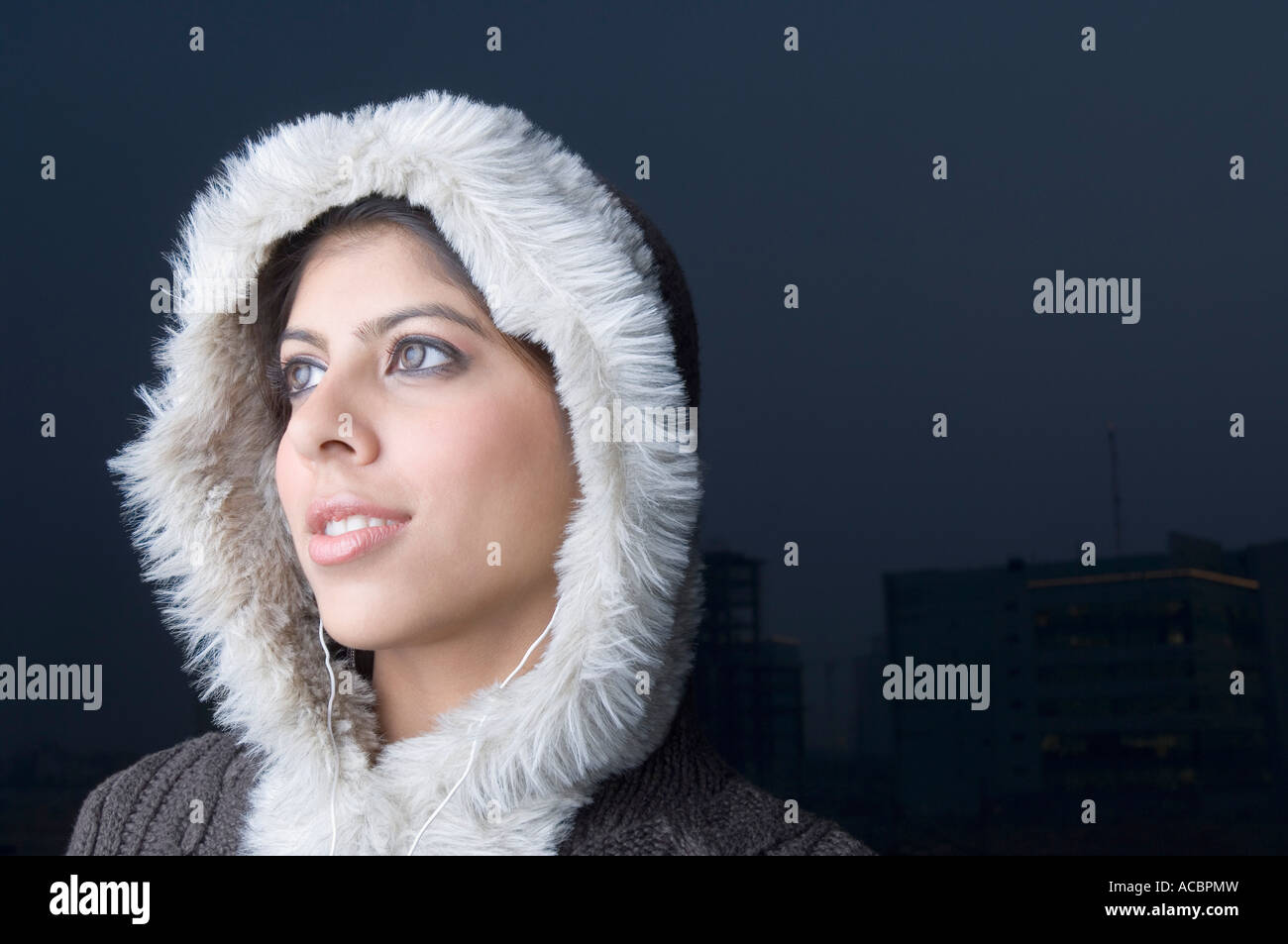 Close-up of a young woman smiling Stock Photo - Alamy