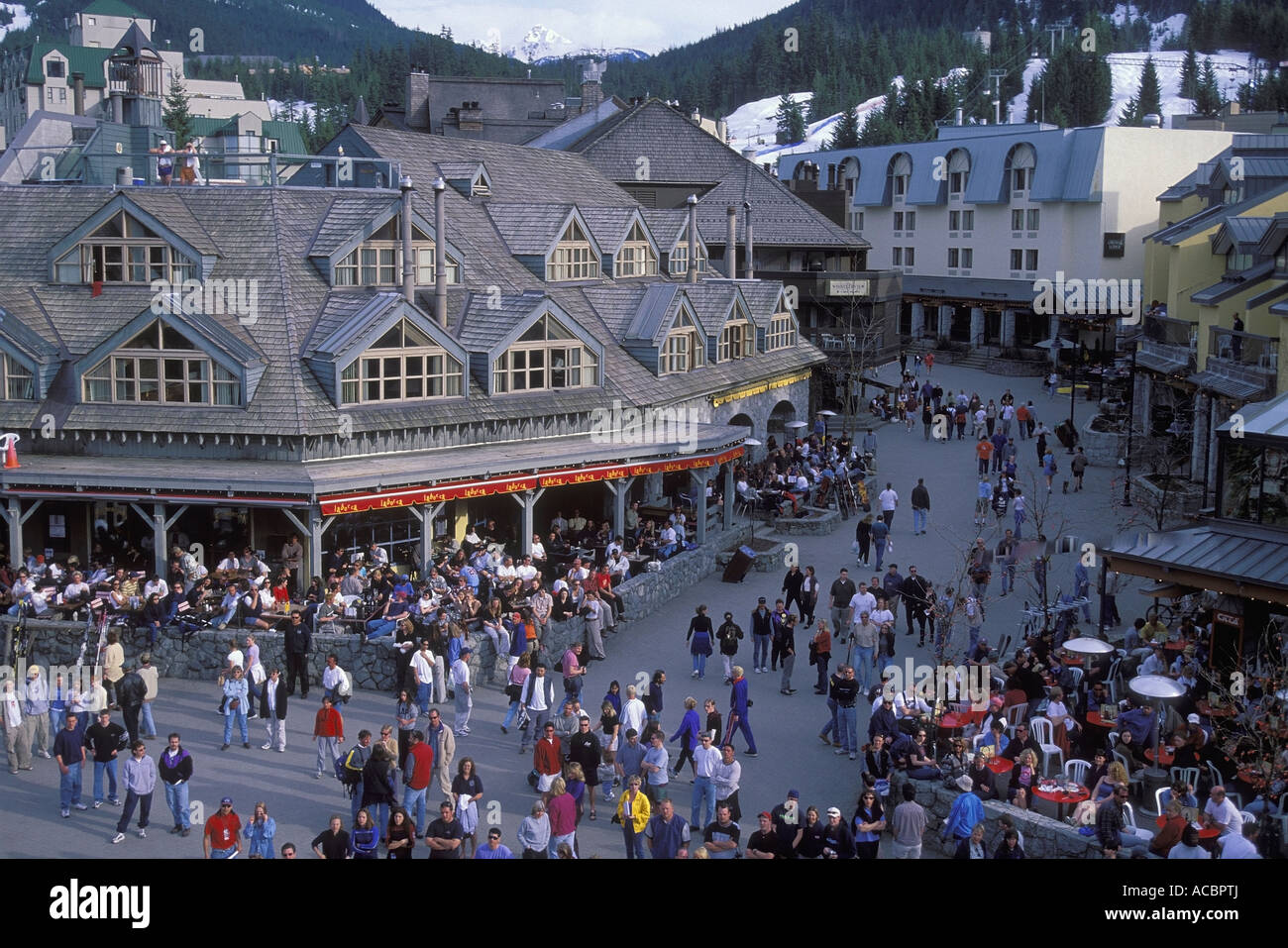Mountain Gondola Whistler Village Whistler British Columbia
