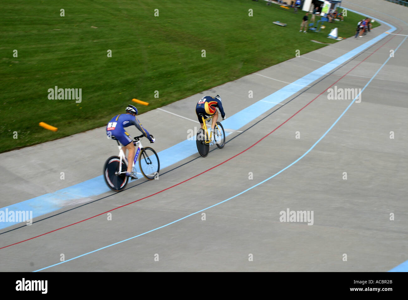 Track National Championship bicycle races Stock Photo Alamy