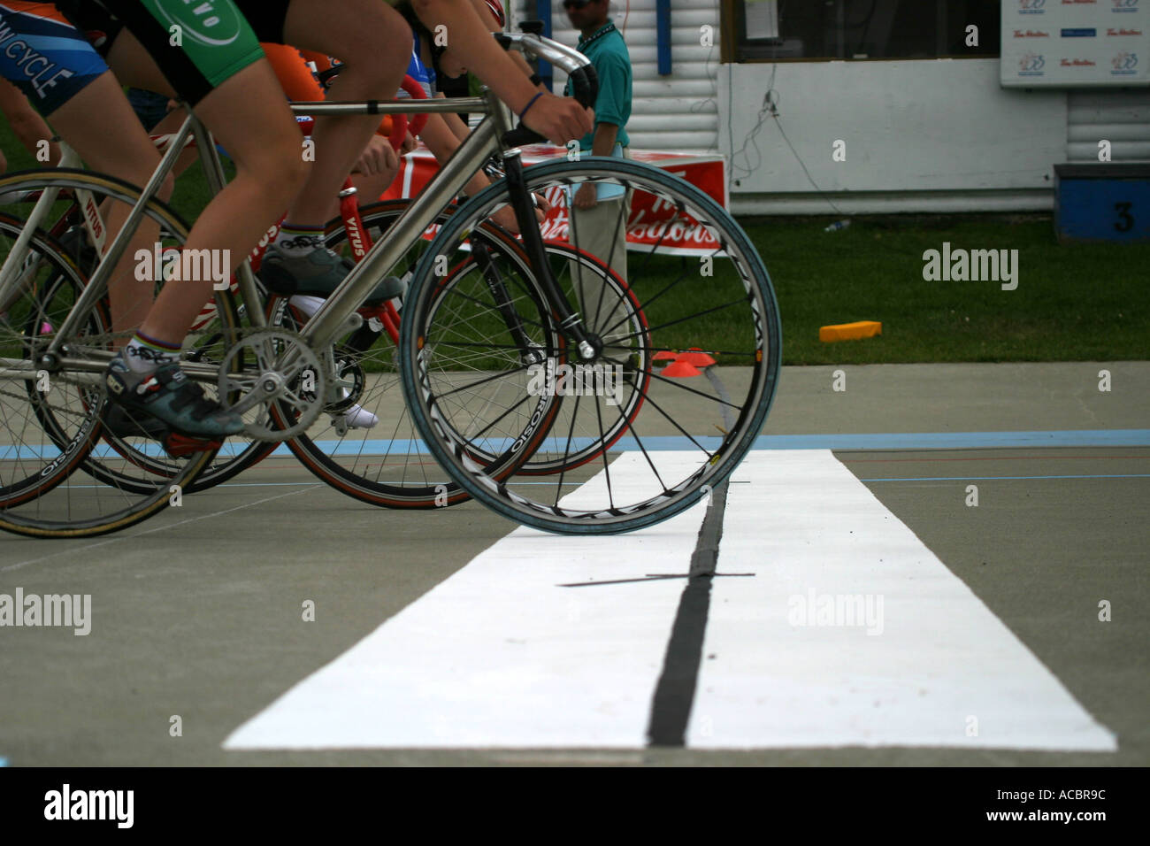 Track National Championship bicycle races Stock Photo Alamy