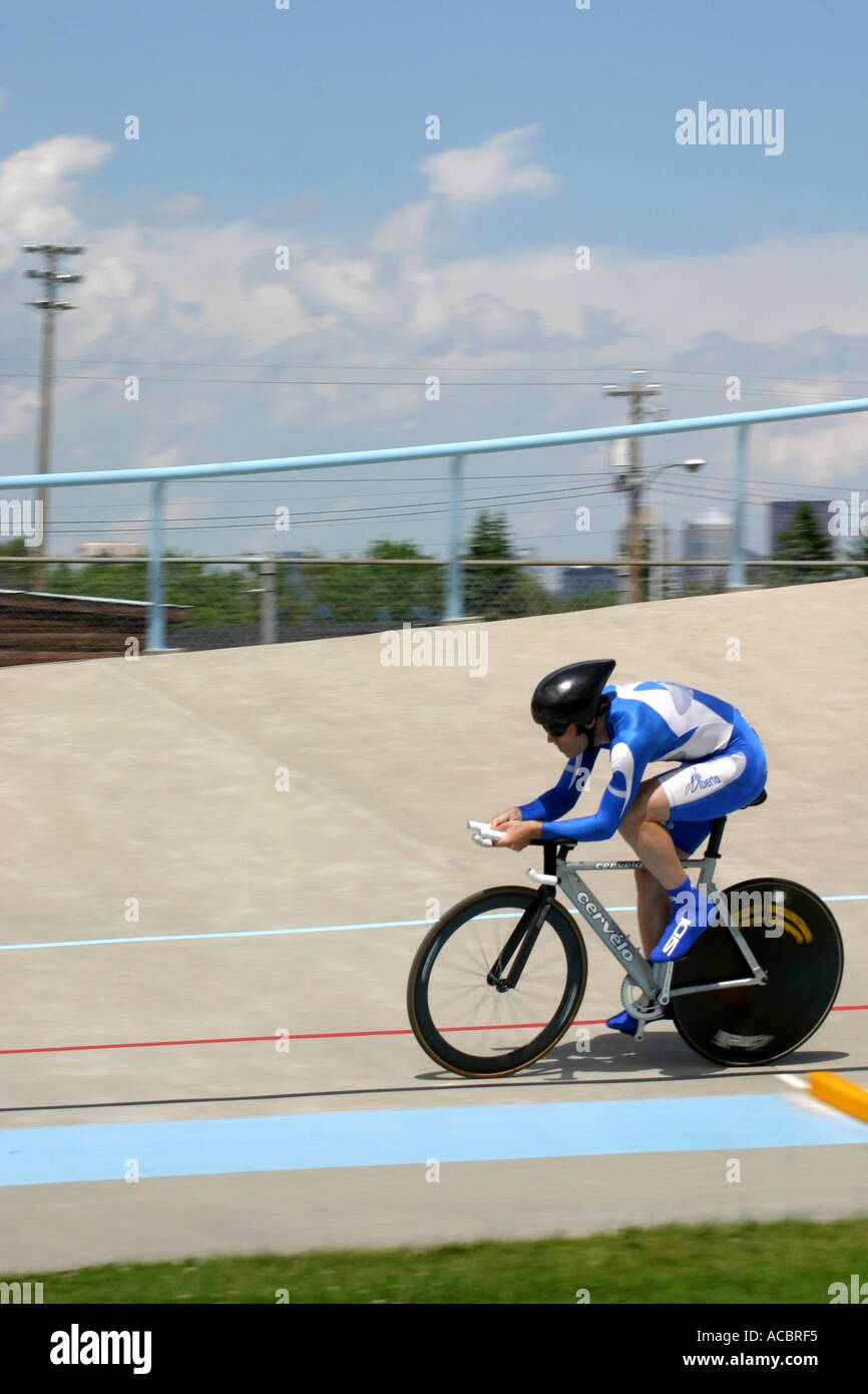 Track National Championship bicycle races Stock Photo Alamy