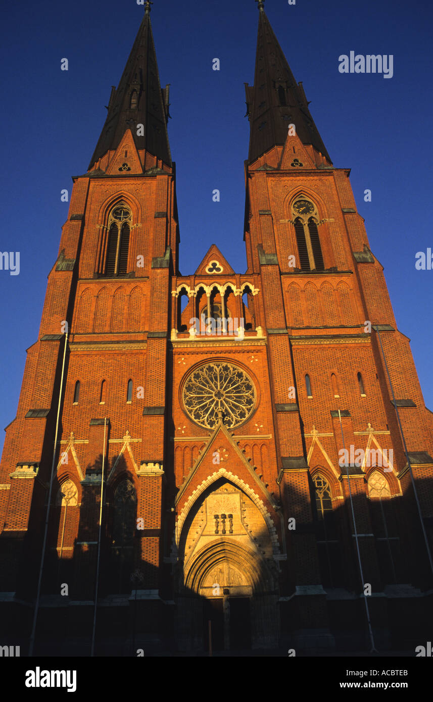 SWEDEN UPSALA THE CATHEDRAL Stock Photo Alamy