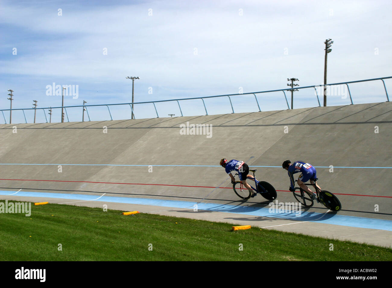 Track National Championship bicycle races Stock Photo Alamy