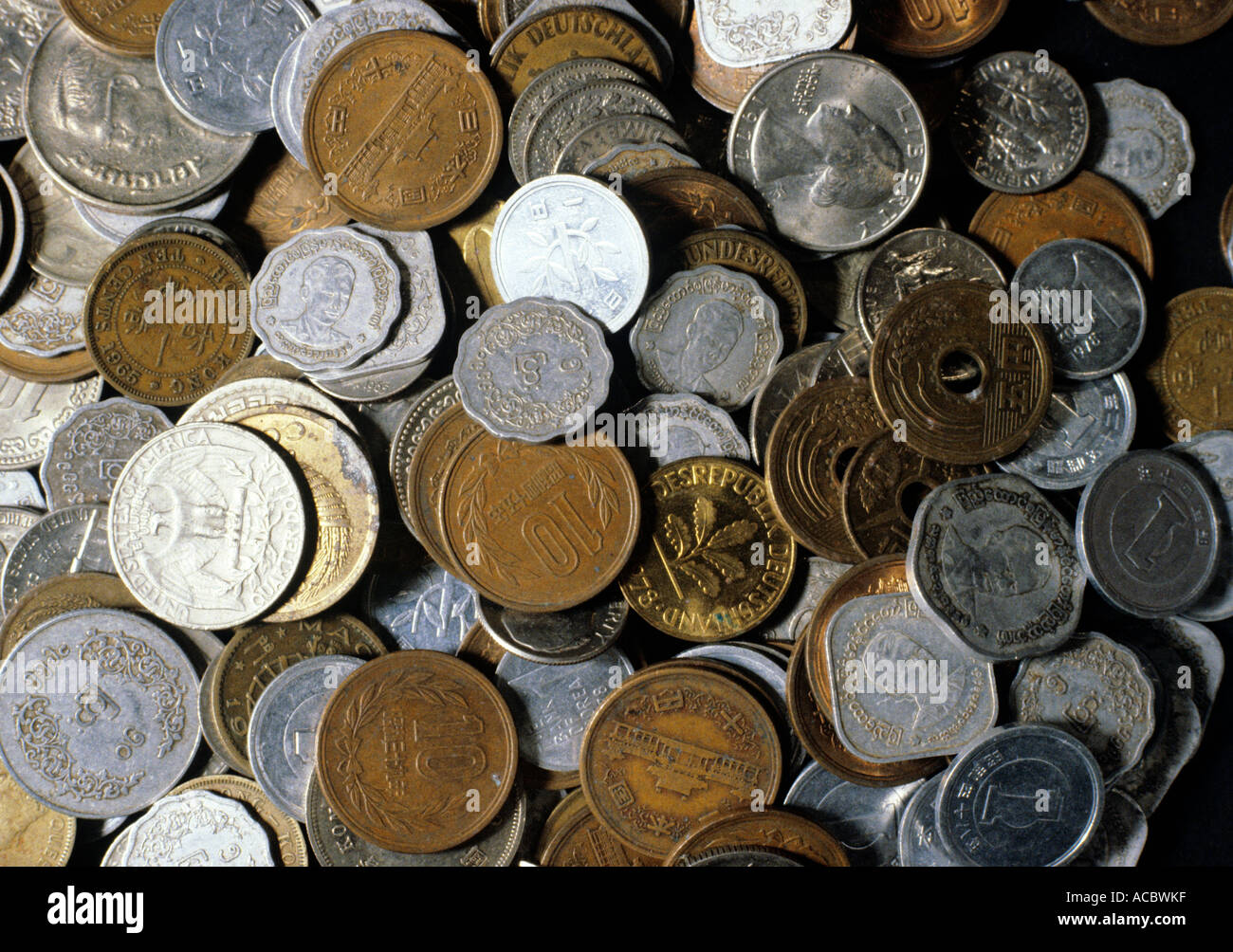 international coins Stock Photo