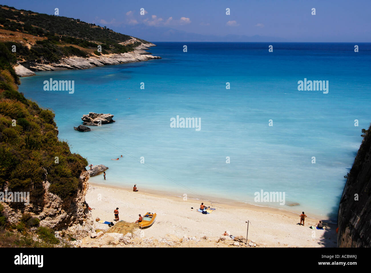 Greece Zakynthos Island Xigia beach Stock Photo Alamy
