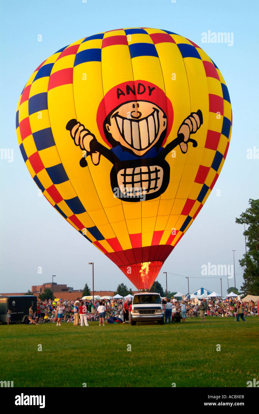 Annual Hot air balloon festival competition held at Howell Michigan