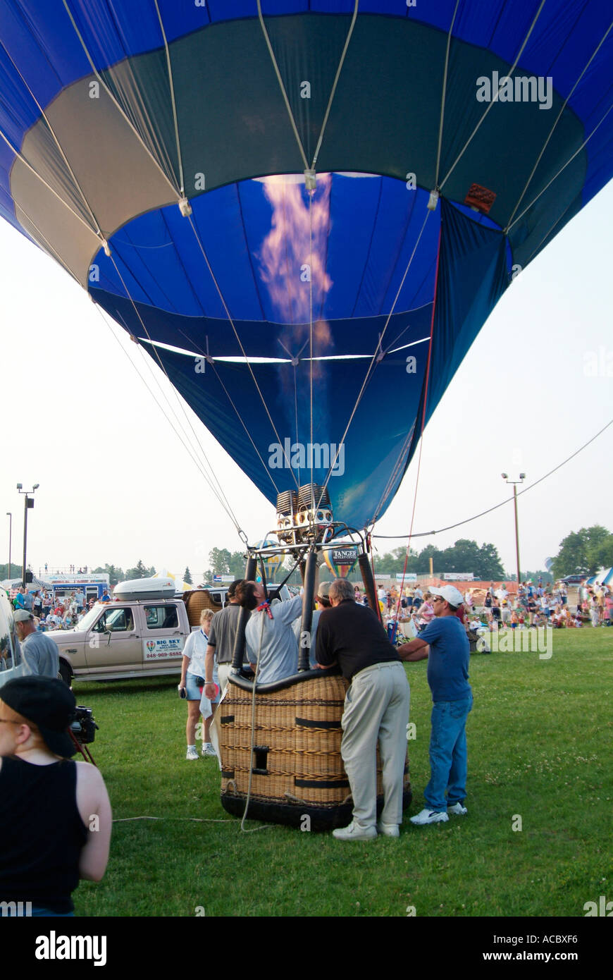 Annual Hot air balloon festival competition held at Howell Michigan