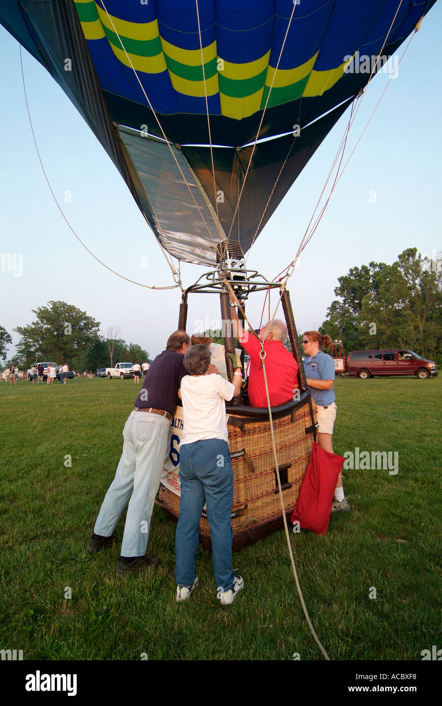 Annual Hot air balloon festival competition held at Howell Michigan