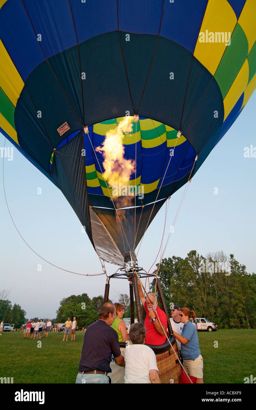 Annual Hot air balloon festival competition held at Howell Michigan