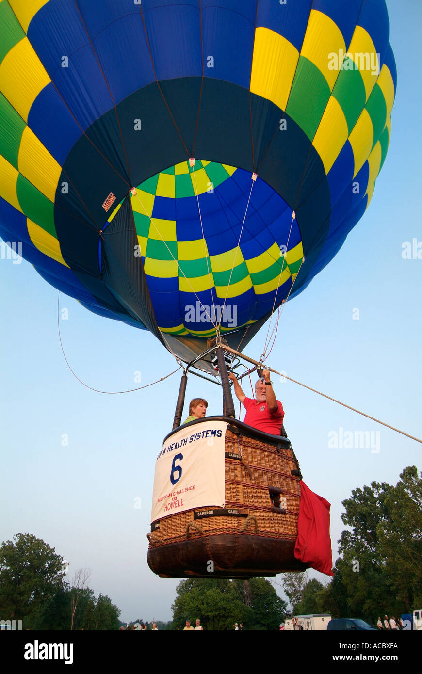 Annual Hot air balloon festival competition held at Howell Michigan