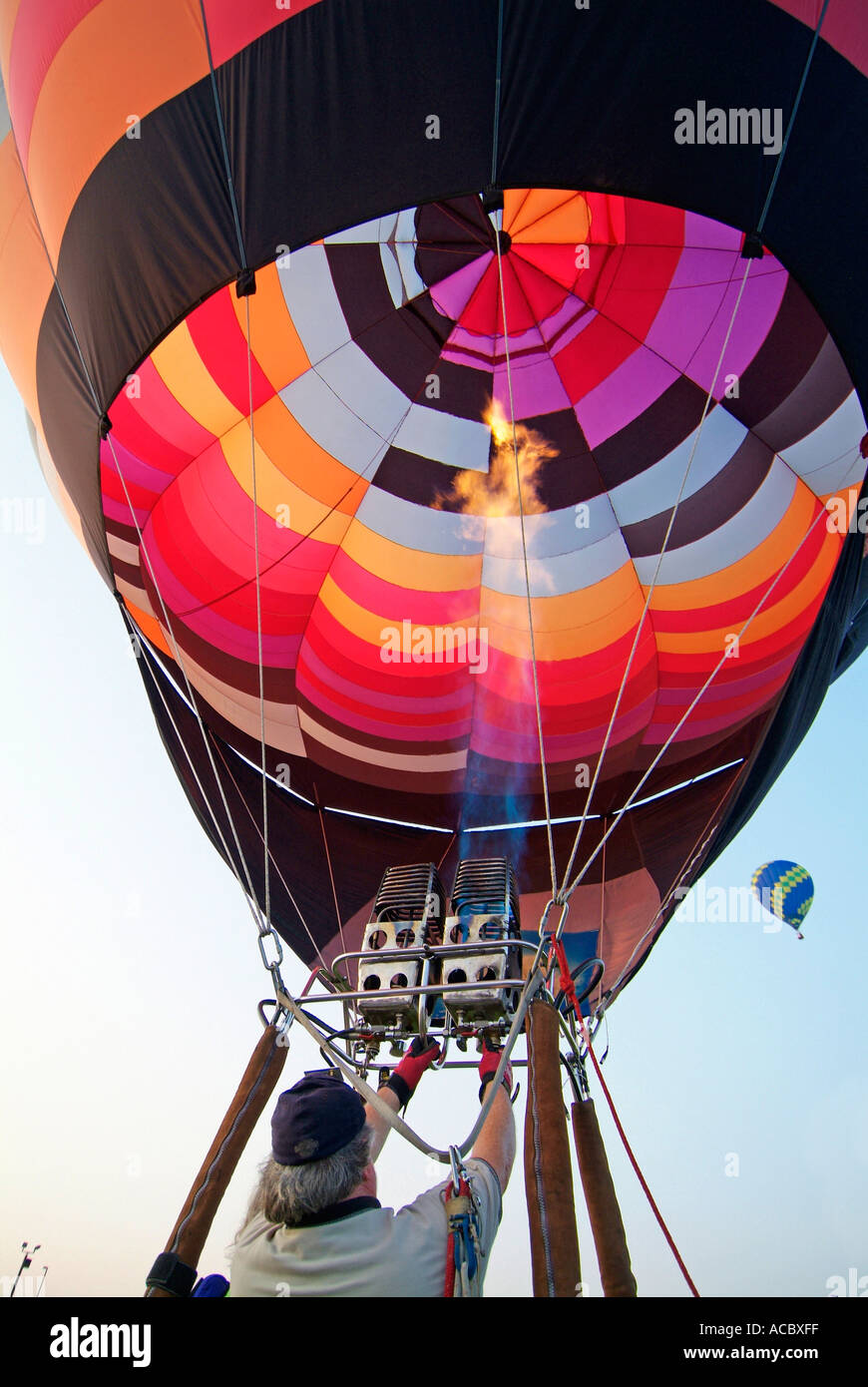 Annual Hot air balloon festival competition held at Howell Michigan Balloon fest Stock Photo Alamy