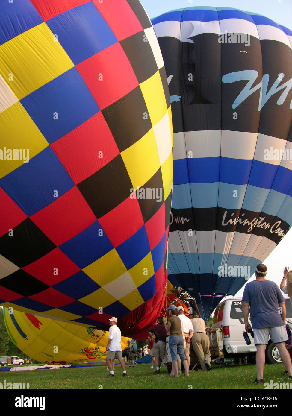 Annual Hot air balloon festival competition held at Howell Michigan
