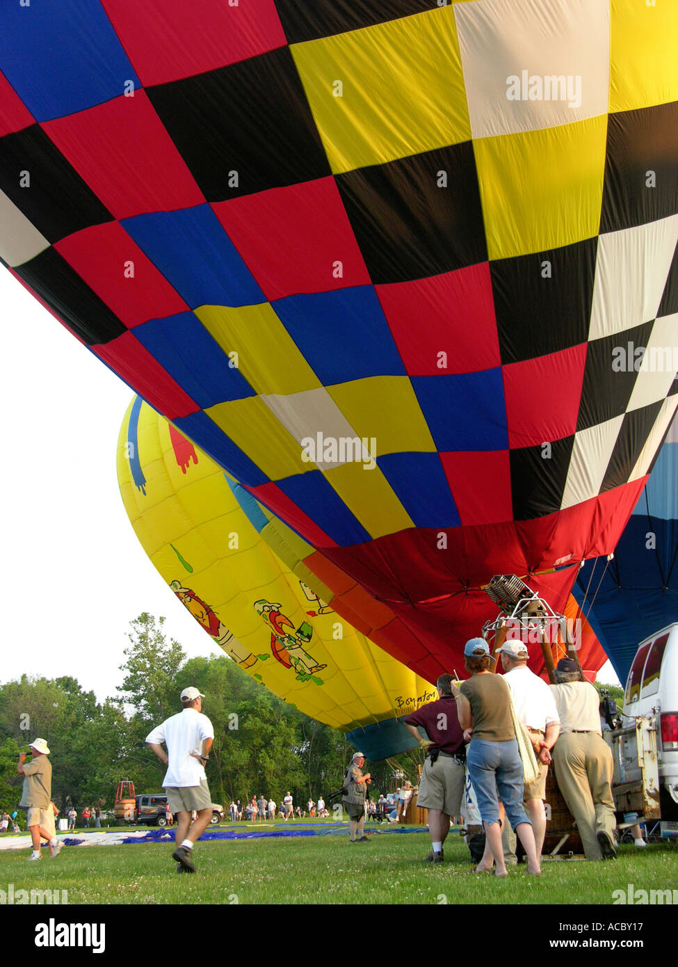 Annual Hot air balloon festival competition held at Howell Michigan