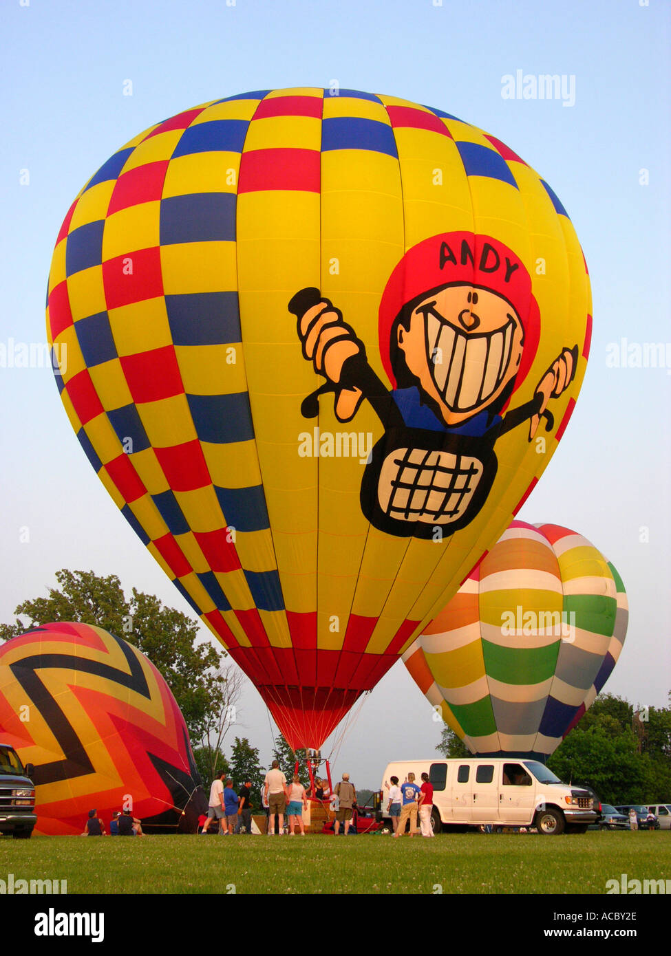 Annual Hot air balloon festival competition held at Howell Michigan