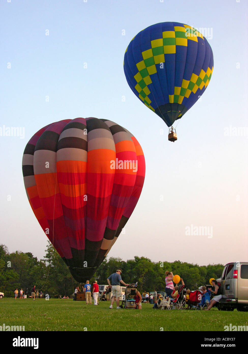 Annual Hot air balloon festival competition held at Howell Michigan