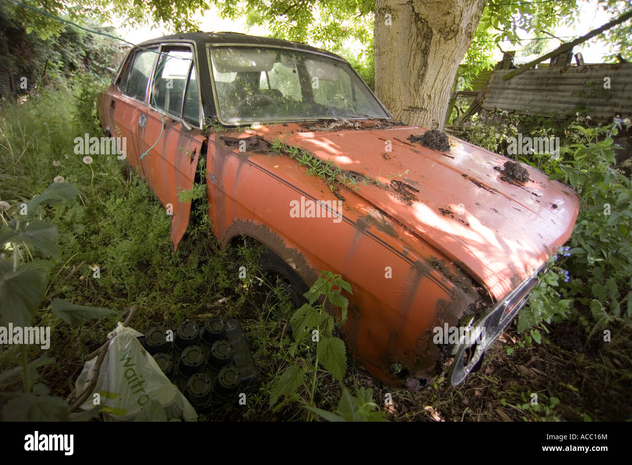 Car Overgrown By Weeds High Resolution Stock Photography and Images - Alamy