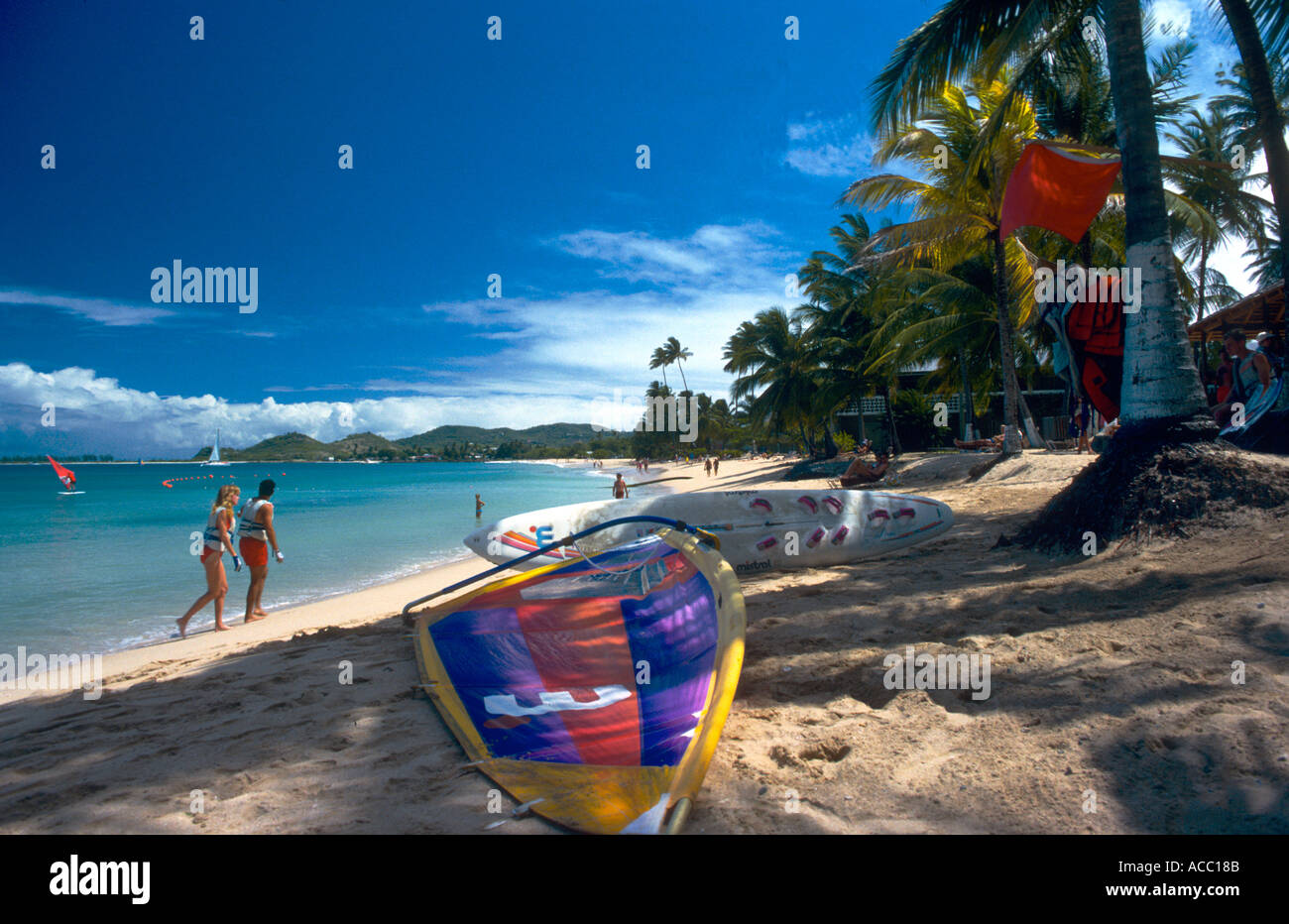 Windsurfer lying on the sand Reduit Beach St Lucia West Indies Caribbean Stock Photo Alamy Windsurfer lying on the sand Reduit Beach St Lucia West Indies Caribbean Stock Photo Alamy