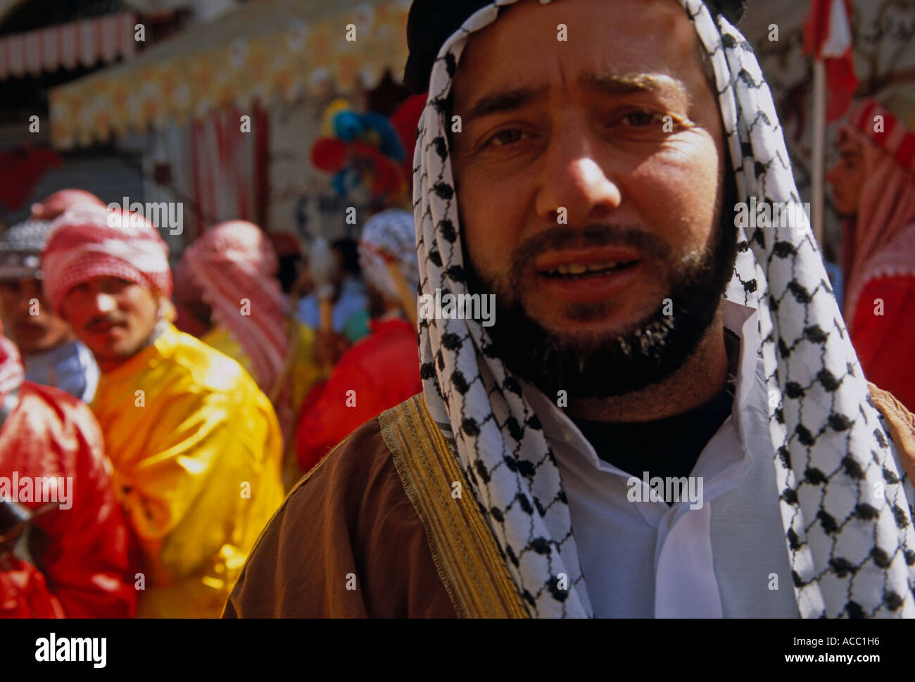 Shia Muslims commemorating Ashura on the tenth day of Muharram, Lebanon