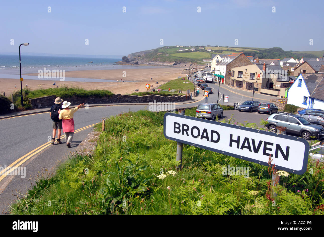 Broad Haven, Pembrokeshire, Wales Stock Photo Alamy