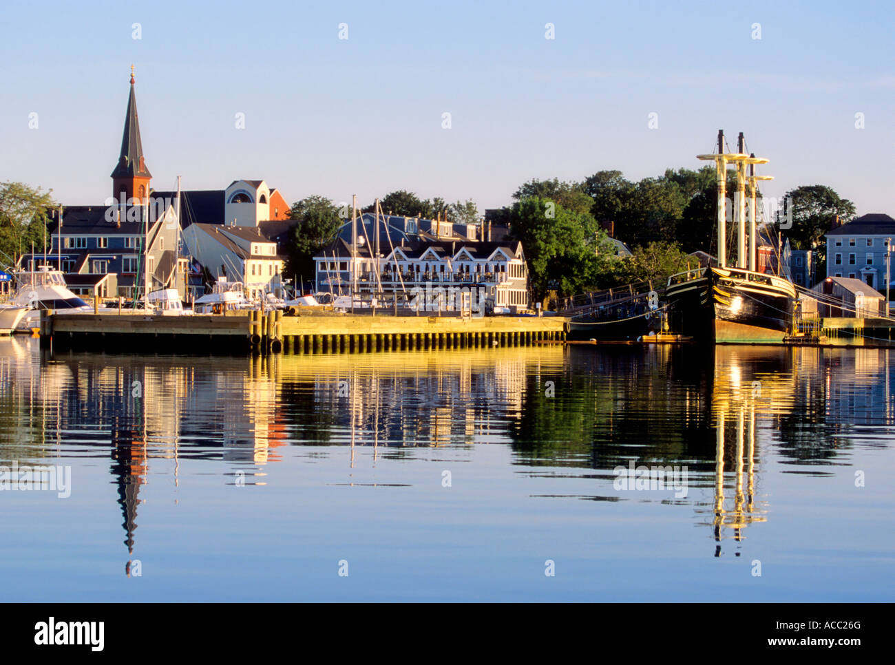 Salem Harbor. Salem Massachusetts Stock Photo Alamy