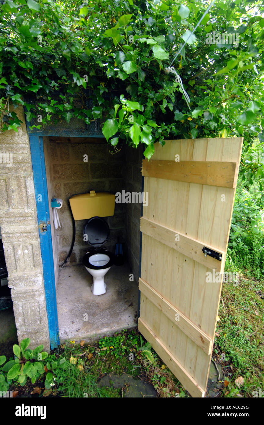 Toilet, Outside toilet, an outdoor toilet Stock Photo