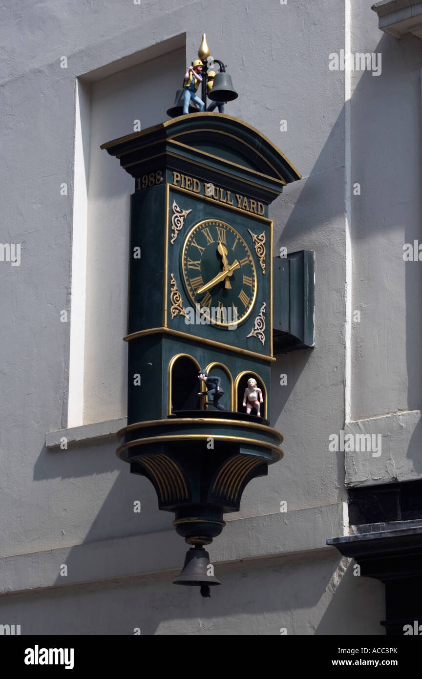 Old clock London UK Stock Photo Alamy