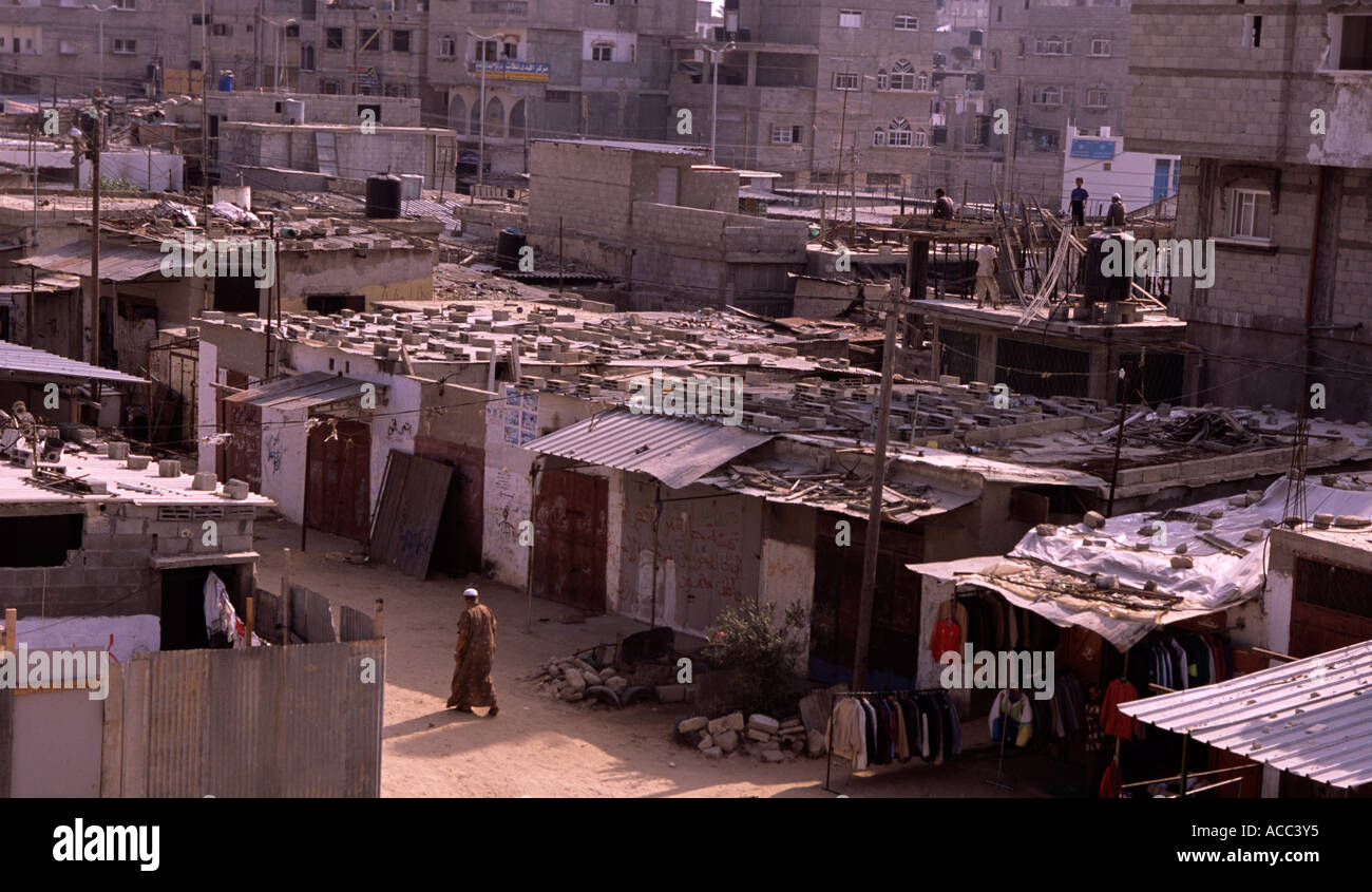 A view of the town of Gaza Stock Photo - Alamy