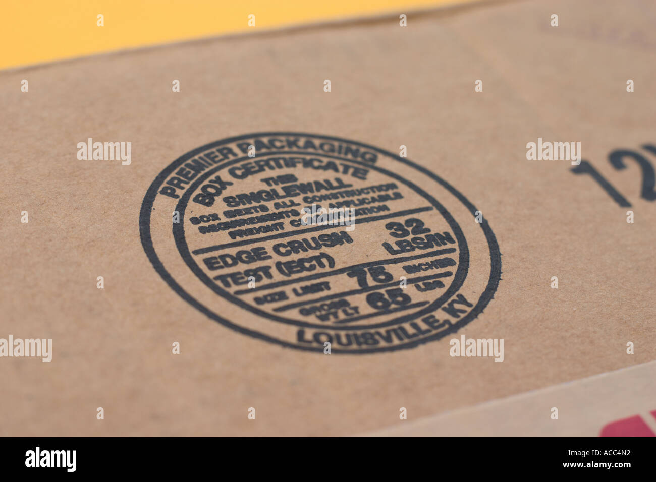 box certificate label Stock Photo - Alamy